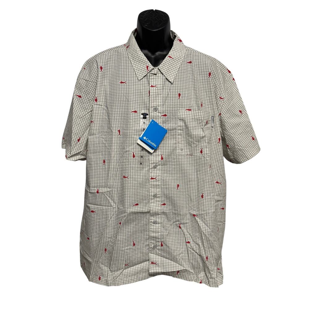 Columbia PFG Trollers Best Short Sleeve Shirt Mens XXL New NWT  Fishing